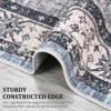 Area Rugs - Machine Washable, Vintage Boho Design, Large Size, Non Slip, Soft Distressed Low Pile Carpet - 4 of 4