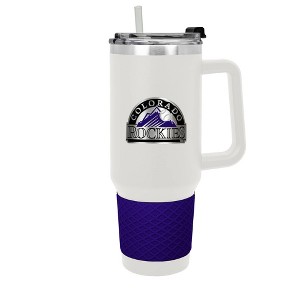 MLB Colorado Rockies Colossus Travel Mug - 40oz: Stainless Steel, Lidded Tumbler - 1 of 4