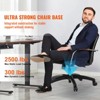 VEVOR Office Chair Base Replacement, 28", 2500 lbs Static Load, Heavy Duty Universal Computer Desk Chair Stool Base Part with 5 Casters, Black - 3 of 4