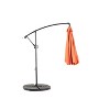 COWLOWN khaki 10ft Offset Patio Umbrella, Cantilever Hanging Market Umbrella with Tilt Adjustment, 8 Sturdy Ribs for Poolside, Backyard, Deck - 4 of 4
