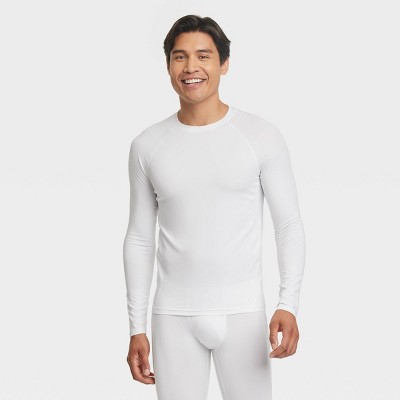 Men's Fitted Cold Mock Long Sleeve Athletic Top - All In Motion
