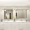 Apmir Rectangular Aluminum Alloy Framed and Tempered Glass Wall Bathroom Vanity Mirror in Matte Black/ Gold/ Silver/ Brown - 3 of 4