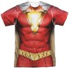 Men's Shazam Movie Shazam Uniform (Front Back Print) Short Sleeve Costume T-Shirt - 2 of 4