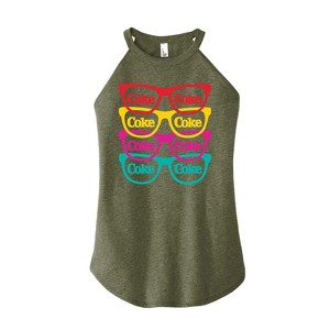 Women's - Coca-Cola - Retro Sunglasses Graphic High Neck Tank - 1 of 2
