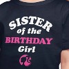 Girls' - Barbie - Sister of The Birthday Girl Short Sleeve Graphic T-Shirt - 2 of 4