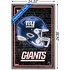 Trends International NFL New York Giants - Neon Helmet 23 Framed Wall Poster Prints - 3 of 4