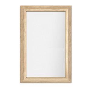 Apmir High-Strength Tempered Glass and Aluminum Alloy Framed French Cleat Mounted Wall Decor Mirror in matte black with 5-Year Warranty - 1 of 4