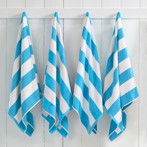 100% Cotton Cabana 4 Pack Beach Towels - Great Bay Home - image 1 of 4