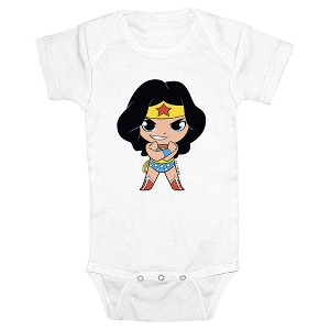 Infant's DC Super Friends Chibi Wonder Woman Bodysuit - 1 of 3