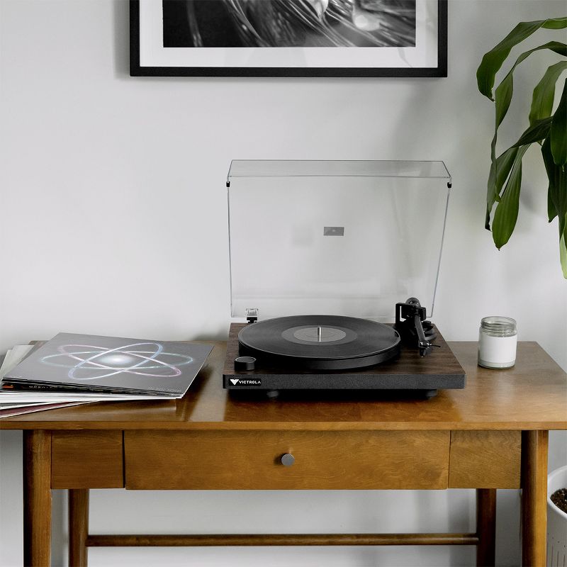 Victrola Premiere T1 Premium Turntable with Built-In Vinyl Stream Bluetooth Technology (Espresso), 3 of 17