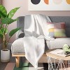 Solid Colored Plush Throw Blanket - Room Essentials™ - 2 of 4