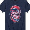 Boys' - Marvel - Iron Man Flag Fill Oversized Short Sleeve Graphic T-Shirt - 2 of 4