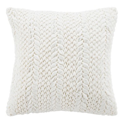 20"x20" Oversize Barlett Square Throw Pillow Cream - Safavieh