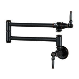 WOWOW Wall Mounted Pot Filler with 2-Handle - 1 of 4