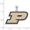 Black Bow Jewelry Sterling Silver Purdue Boilermakers NCAA Large Pendant - 2 of 3