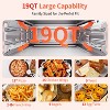 Beelicous Pro 19QT 8-in-1 Digital Air Fryer Convection Toaster Pizza Oven Countertop, 550°F Flavor-Lock, Flip-Up Design, Fits 13" Pizza, 40+ Recipes - 4 of 4