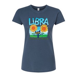 Women's - Pete the Cat - Libra Fitted Graphic T-Shirt - 1 of 3