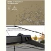 10x10 Pop Up Canopy Tent with 4Pcs Sidewalls, Portable Instant Canopy with 4 Stakes, 4 Ropes, 4 Sandbags for Patio, Outdoor, Camping - 4 of 4