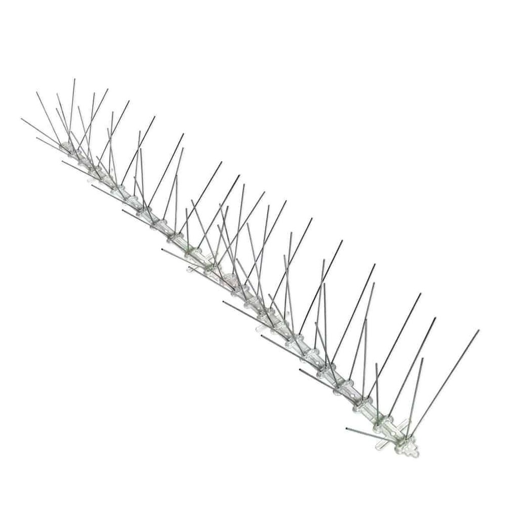 Photos - Garden & Outdoor Decoration Bird-X 50ft Stainless Bird Spikes: Durable, Outdoor Pest Control, No Assem