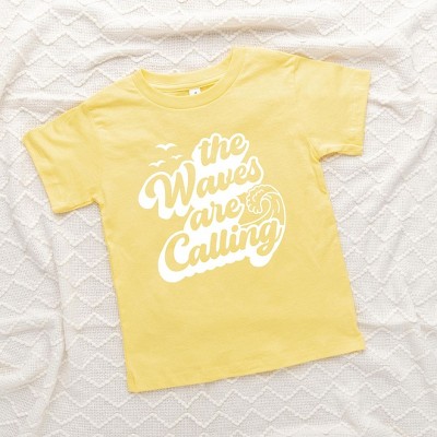 The Juniper Shop The Waves Are Calling Toddler Short Sleeve Tee