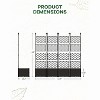 63 Inch Raised Garden Bed, Outdoor Garden Planter with Trellis for Climbing Plants and Vines, Raised Bed Garden Planters with Reservoir and Drainage - 2 of 4