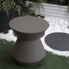 NicBex Outdoor End Table Modern Outdoor End Table Outdoor Side Table, Patio Table Small Table for Backyard, Balcony, Porch - 3 of 4