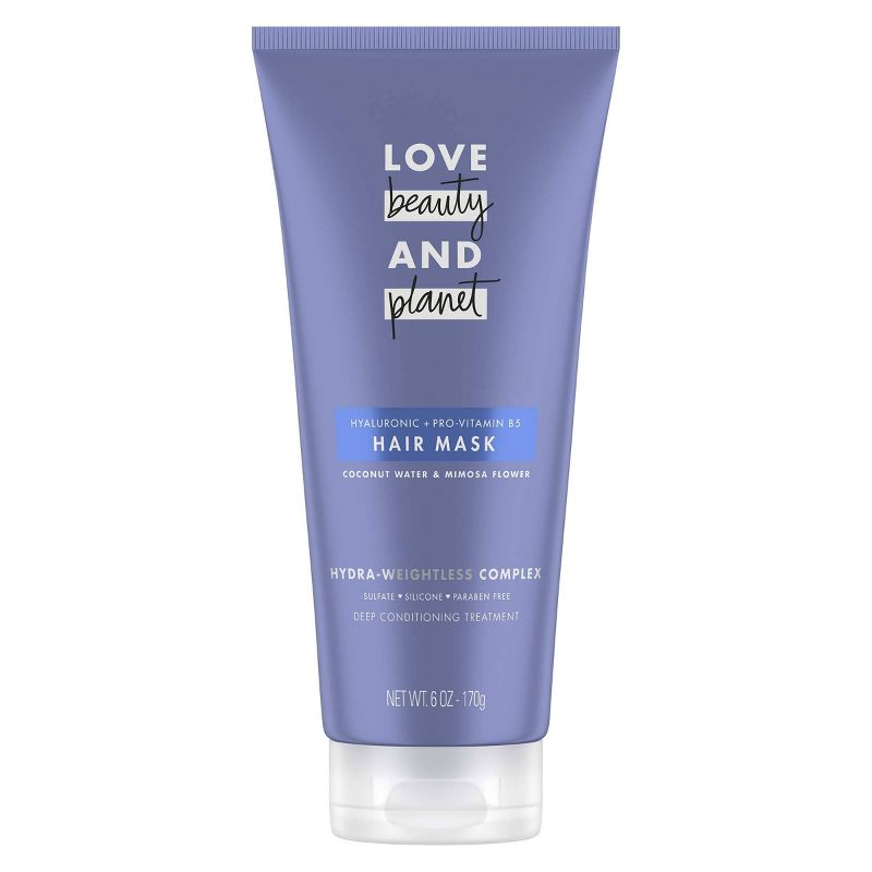 Love Beauty and Planet Coconut Water &#38; Mimosa Flower Hair Mask Deep Conditioning Treatment - 6oz, 3 of 9