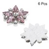 Unique Bargains Sparkling Elegant Crystal Star Beaded Patches for DIY Sewing 6 Pcs - 3 of 4