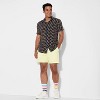 Pride Adult PHLUID Project Rainbow Hearts Short Sleeve Woven Button-Down Shirt - Black - 3 of 3
