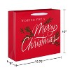 12.75" Large Horizontal Christmas Gift Bag 'Wishing You a Merry Christmas' - 3 of 3