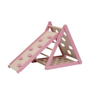 Funphix Pikler Climbing Set: Foldable Triangle and Slide Board - 1 of 4