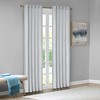 2 Pcs Solid Curtain Panel Pair, Light Sheen and Plush Textured Light Filtering Curtain for Luxury Decor Style, Velvet Soft Window Panel for All Season - 2 of 4