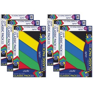 UCreate Poster Board, 5 Assorted Primary Colors, 14" x 22", 5 Sheets Per Pack, 6 Packs - 1 of 2