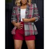 WhizMax Womens Casual Blazer Jacket Printed Multicolor Long Sleeve Open Front Work Office Blazer Jacket - 2 of 4