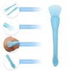 Unique Bargains Silicone Face Mask Brushes Face Mask Applicator Brushes Soft Silicone Brushes 2Pcs - 3 of 4