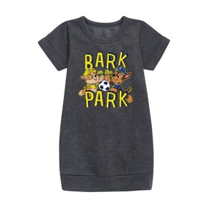 - Paw Patrol - Bark In The Park Graphic Short Sleeve Fleece Dress - 1 of 4