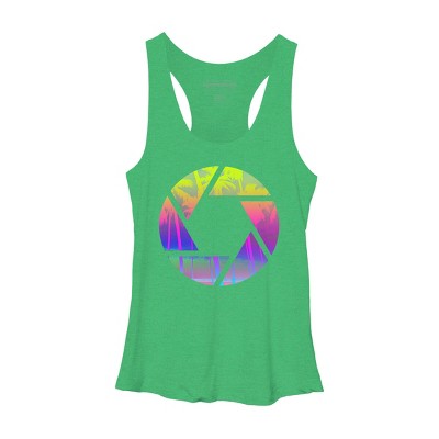 Women's Design By Humans Capture the Summer By clingcling Racerback Tank Top