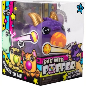 Hog Wild Pee Wee Dragon Ball Popper Toy - w 4 Soft Foam Balls - Squeeze to Pop Balls Up to 15 Feet - Great Gift for Kids, Boys & Girls - 1 of 4