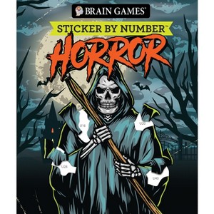 Brain Games - Sticker by Number: Horror (28 Images to Sticker) - by  Publications International Ltd & New Seasons & Brain Games (Paperback) - 1 of 1