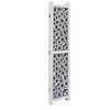 vidaXL 4-Panel Room Divider Gray 55.1 inches x64.7 inches  Solid Wood - 4 of 4