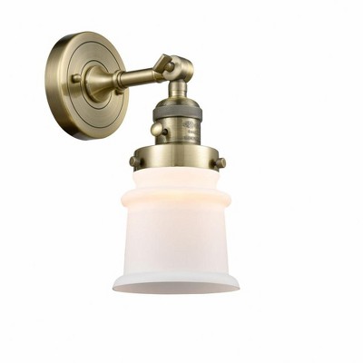 Canton - 1 Light Wall Sconce In Industrial Style-11 Inches Tall and 5.25 Inches Wide