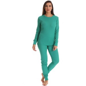 Just Love Women's Thermal Underwear Pajamas Set - 1 of 3