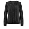 Collections Etc Versatile Cable-Knit Button Front Cardigan - 4 of 4