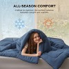 Bedsure Comforter Duvet Insert - Quilted Comforters Queen Size, All Season Duvet, Down Alternative Bedding, with 8 Tabs, Gifts for Women/Men, White,Qu - 4 of 4
