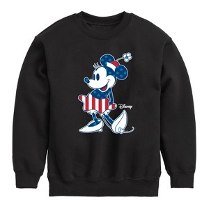Boys' - Disney - Americana Graphic Long Sleeve Fleece Sweatshirt - 1 of 4