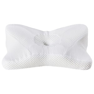 ChicFurnit Bed Pillows Supportive Memory Foam Pillow for Shoulder Ergonomic Neck Support Pillow for Bedroom, White, 25.98"*15.35"*5.12" - 1 of 4