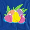 Hatching Plastic Easter Egg Women's T-Shirt Royal - 2 of 4
