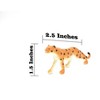 Collectible Wildlife Gifts | Leopard, Realistic Toy Model Plastic Replica Animal Kids Educational Gift  2 1/2"  F1031 B81 - 2 of 4