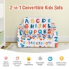 Infans 2-in-1 Convertible Kids Sofa to Lounger Flip-Out Chair w/Storage Pocket - 4 of 4