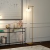 Hudson and Canal 68" Tall Arc Floor Lamp with Glass Shade - 4 of 4